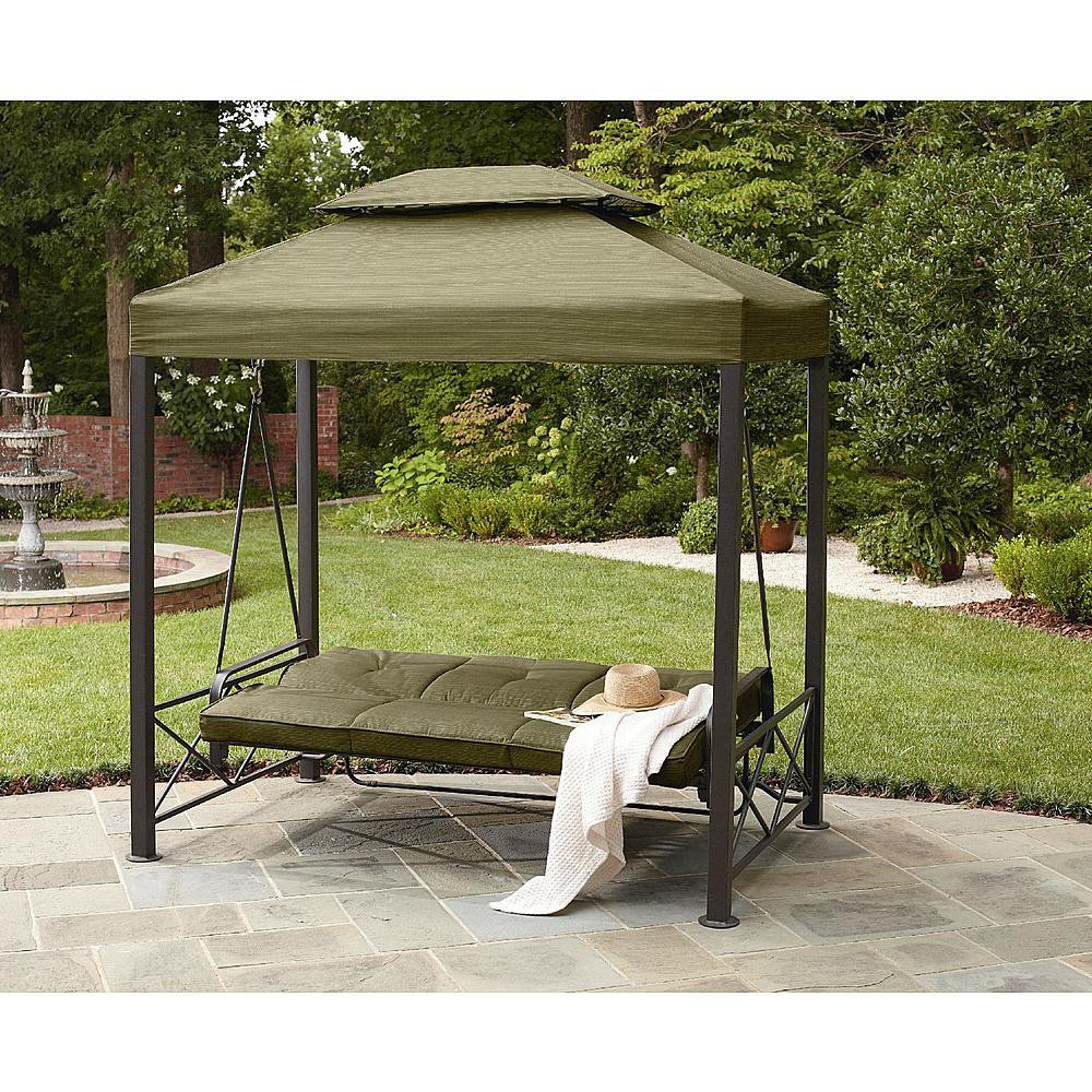 Best ideas about 3 Person Patio Swing With Canopy
. Save or Pin Outdoor 3 Person Gazebo Swing Lawn Garden Deck Pool Patio Now.