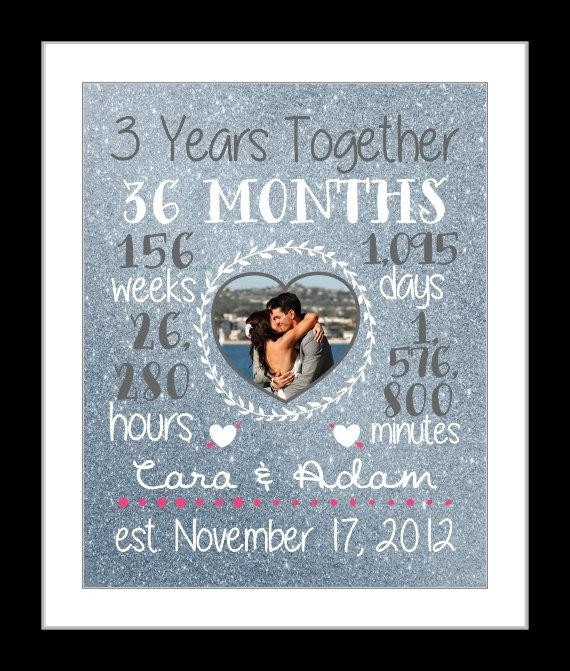 3 Year Anniversary Gift Ideas For Husband
 Any 3 Year Anniversary Gift 3 Year Wedding Anniversary