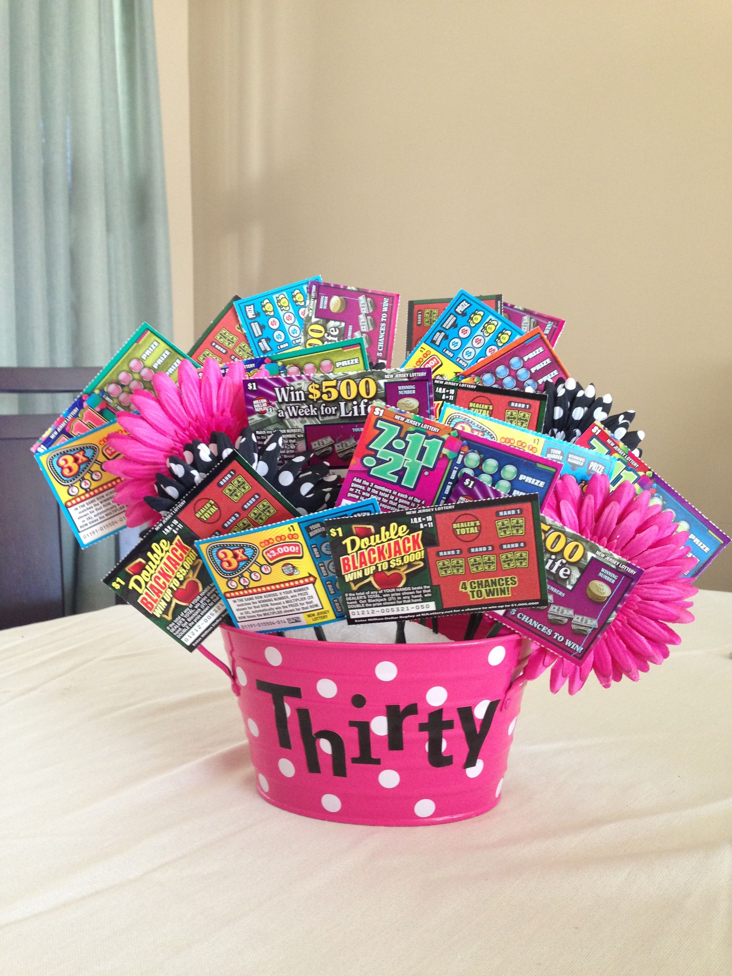 30Th Anniversary Gift Ideas For Her
 30th birthday t Lottery Ticket Ideas Pinterest