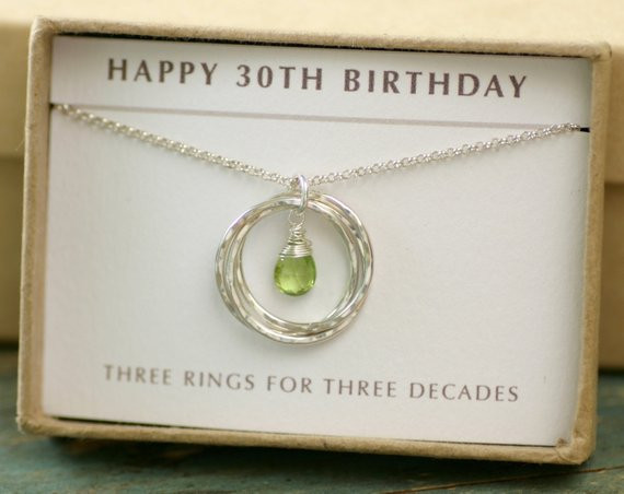 Best ideas about 30th Birthday Gifts For Daughter
. Save or Pin 30th birthday t for her peridot necklace for daughter t Now.