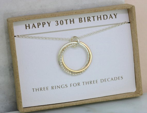 Best ideas about 30th Birthday Gifts For Daughter
. Save or Pin 30th birthday t 30th t for daughter necklace for 3 Now.
