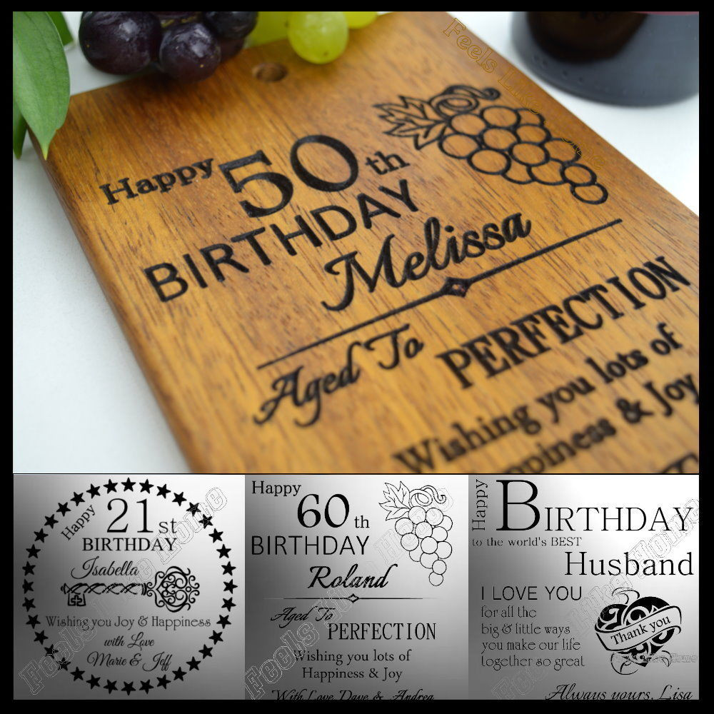 30th Birthday Gifts For Wife
 Personalised Birthday Card 21 30th 40th 50th 60th Gift For
