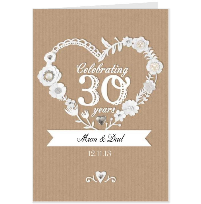 30Th Wedding Anniversary Gift Ideas
 Anniversary Gifts For 30th Wedding Anniversary
