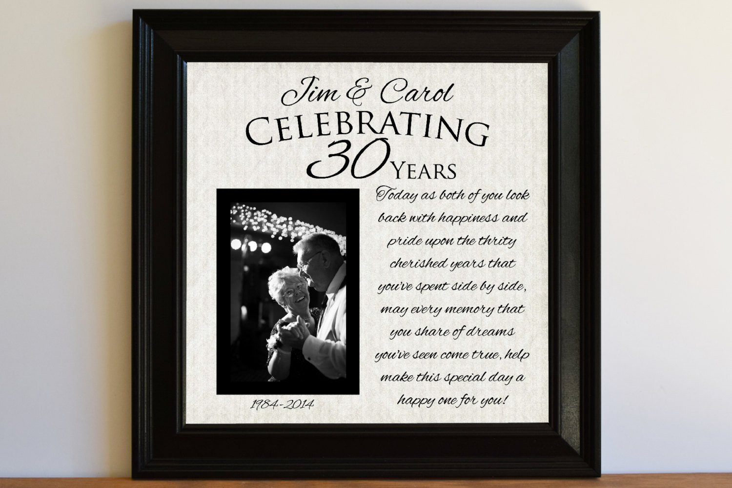 30Th Wedding Anniversary Gift Ideas
 Wedding Anniversary Gift 30th Wedding Anniversary Gift