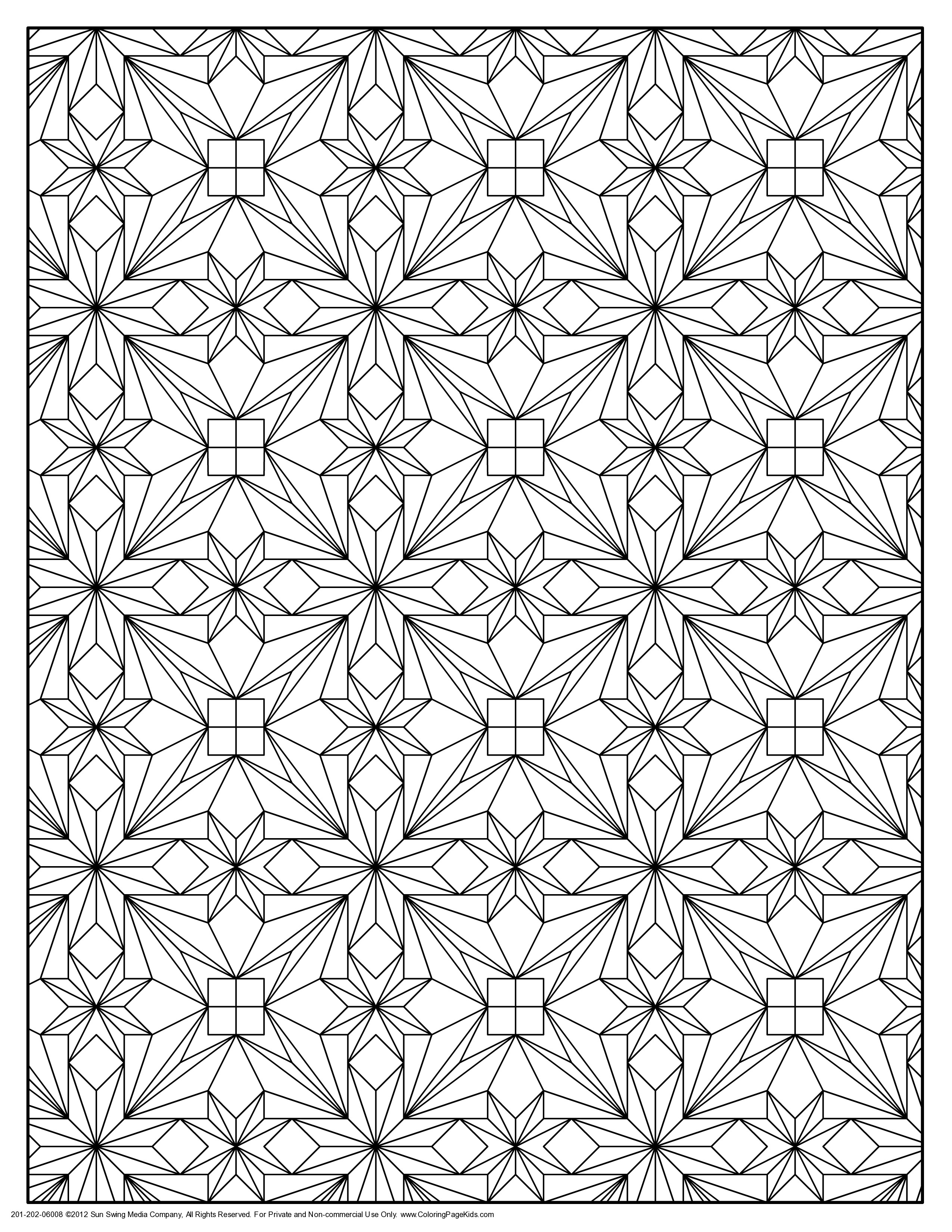 3D Coloring Pages For Adults
 Adult Coloring Pages Patterns Coloring Home