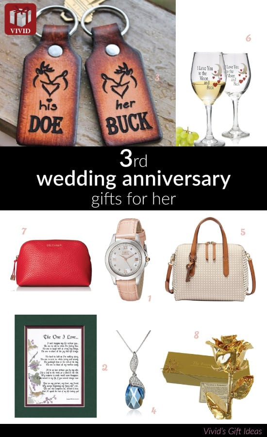 3Rd Anniversary Gift Ideas For Her
 Best Gifts to Get for Wife on 3rd Anniversary