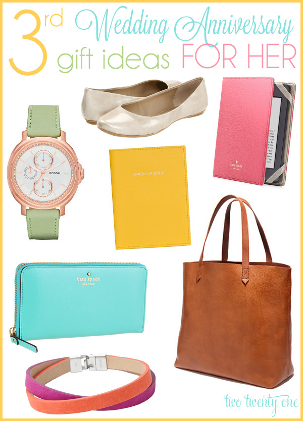 3Rd Anniversary Gift Ideas For Her
 Third Anniversary Gift Ideas