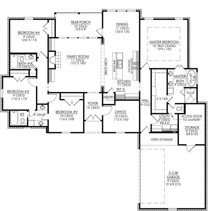 Best ideas about 4 Bedroom House Plans
. Save or Pin Four Bedroom House Plans Now.