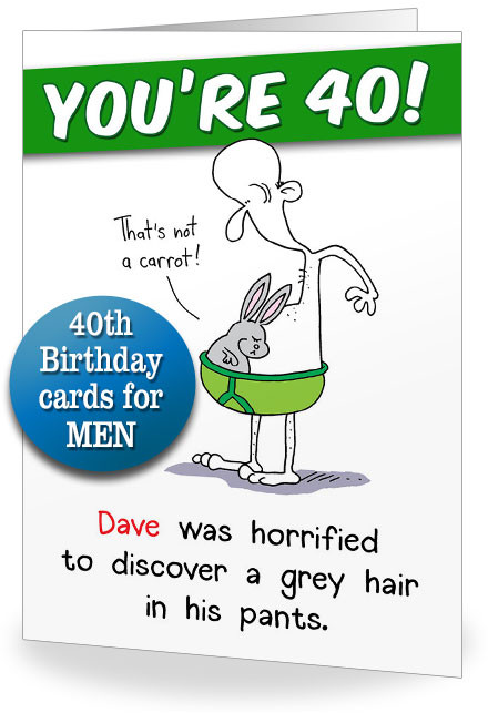 40th Birthday Card
 40th Birthday Card