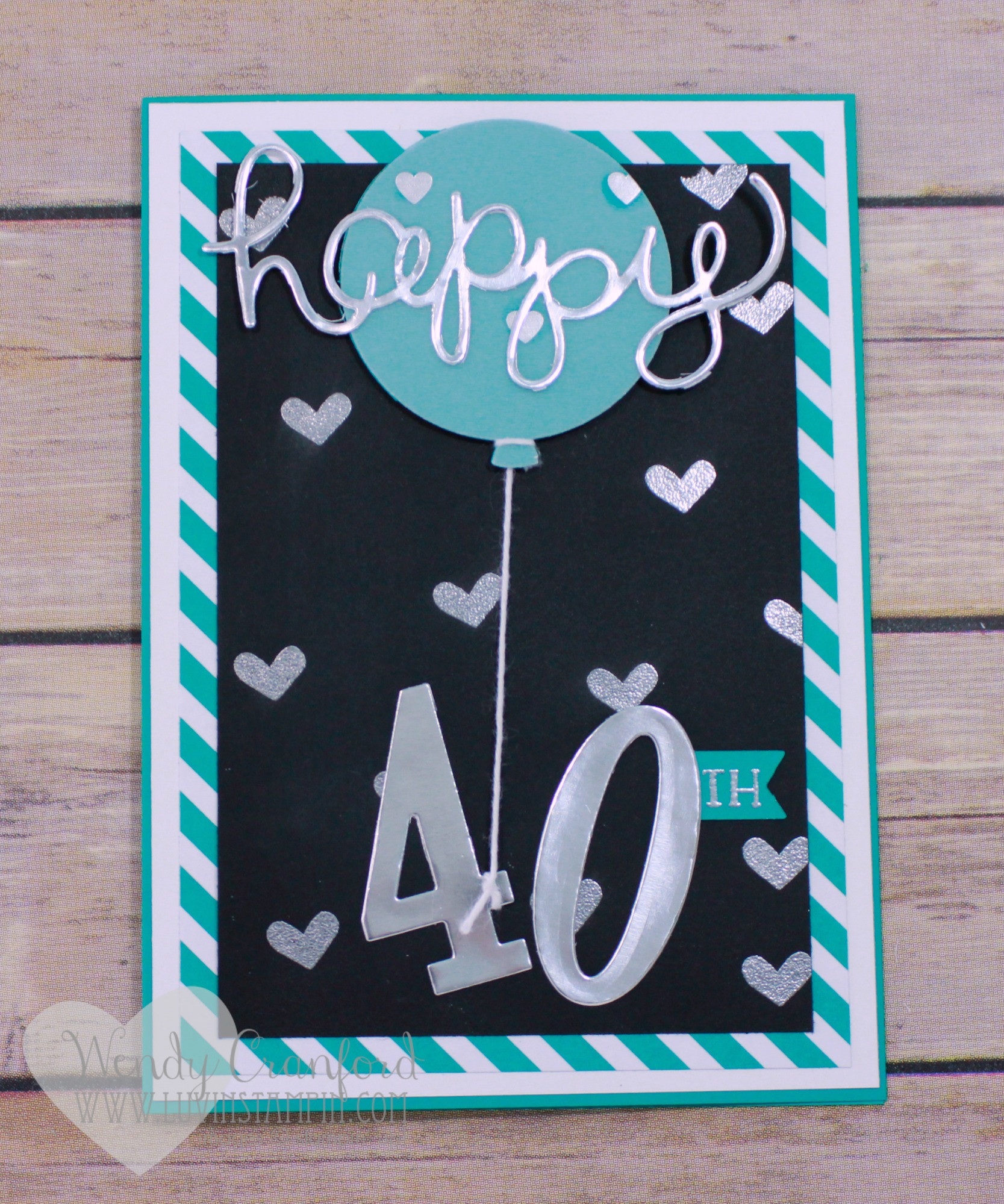 40th Birthday Card
 The Big 40 Birthday Card For Monterey Amy Luvin Stampin