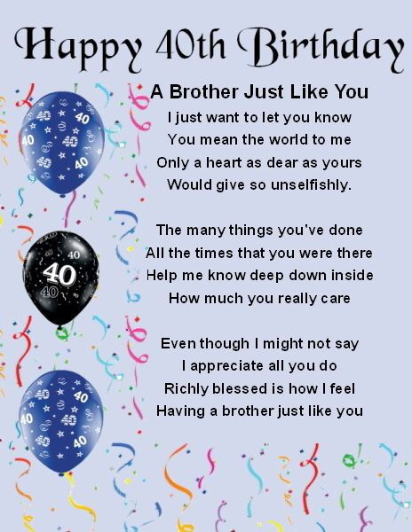 40Th Birthday Gift Ideas For Brother
 40th birthday Free ts and Gift boxes on Pinterest