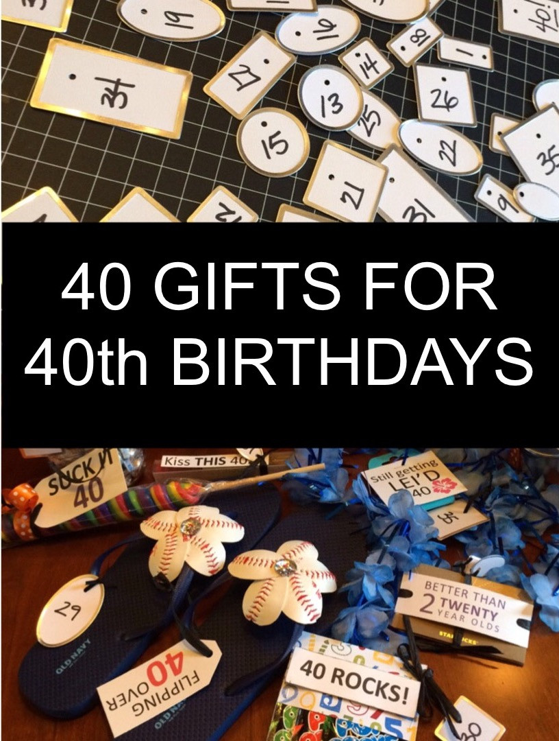 40Th Birthday Gift Ideas For Husband
 40 Gifts for 40th Birthdays Little Blue Egg