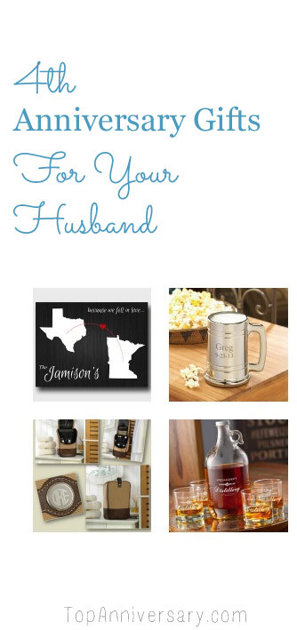 4Th Anniversary Gift Ideas For Him
 4th Wedding Anniversary Gift Ideas For Your Husband