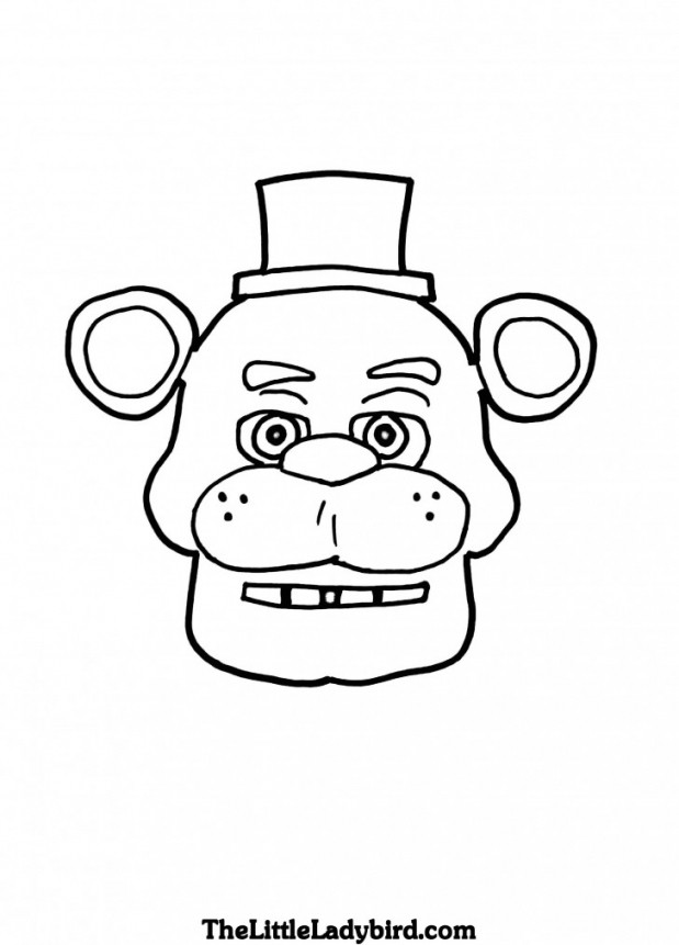 5 Nights At Freddy'S Printable Coloring Pages
 Coloring Pages Five Nights At Freddys To Print Wonderful