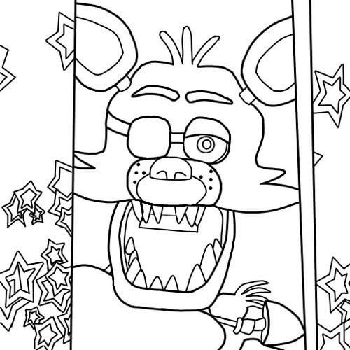 5 Nights At Freddy'S Printable Coloring Pages
 Fnaf Coloring Pages