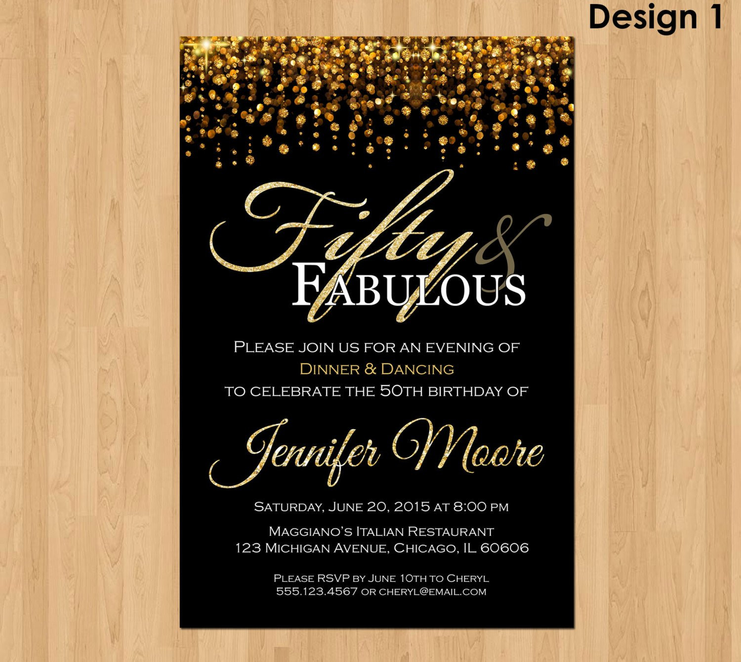 50th Birthday Invitations For Her
 50th birthday invitations 50th birthday invitations for