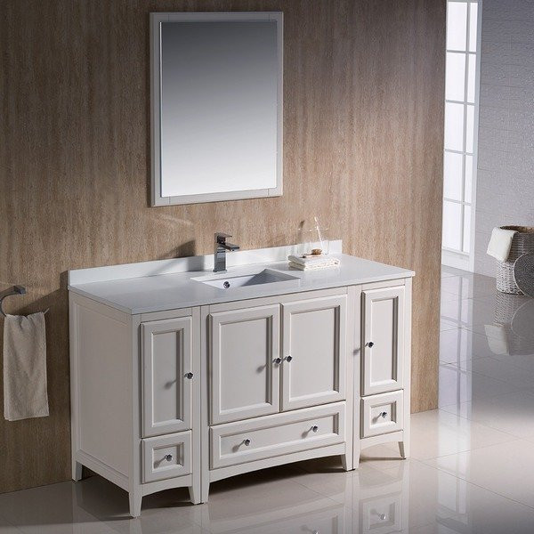 Best ideas about 54 Inch Bathroom Vanity
. Save or Pin Shop Fresca Oxford 54 inch Antique White Traditional Now.