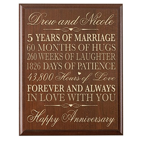 5Th Anniversary Gift Ideas For Couple
 5 Year Anniversary Gift for Him Amazon