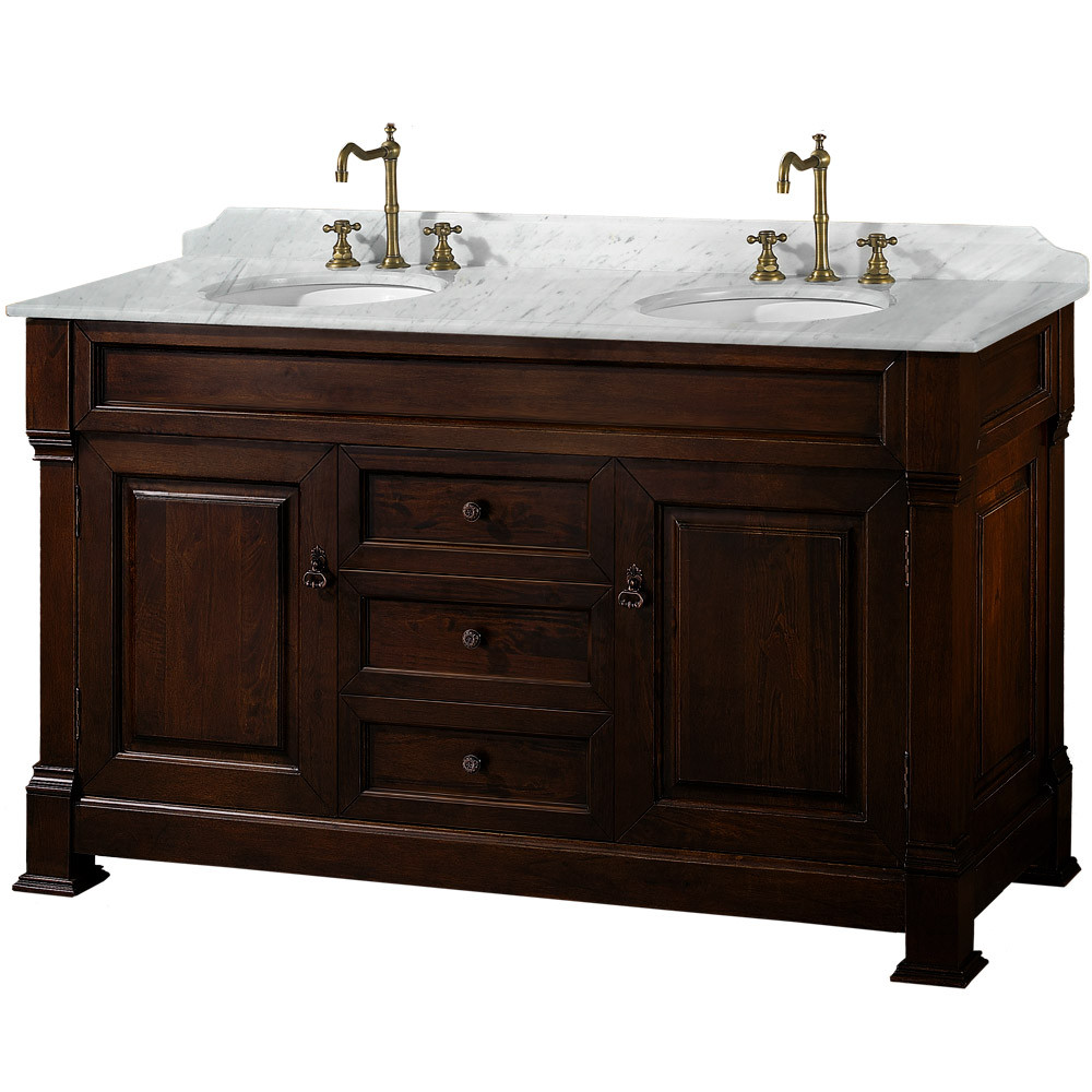 Best ideas about 60 Bathroom Vanity
. Save or Pin 60" Andover 60 Dark Cherry Bathroom Vanity Bathroom Now.