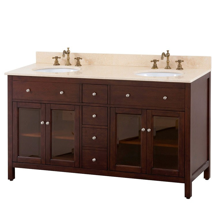 Best ideas about 60 Bathroom Vanity
. Save or Pin 60" LEXINGTON Bathroom Vanity Light Espresso Bathroom Now.