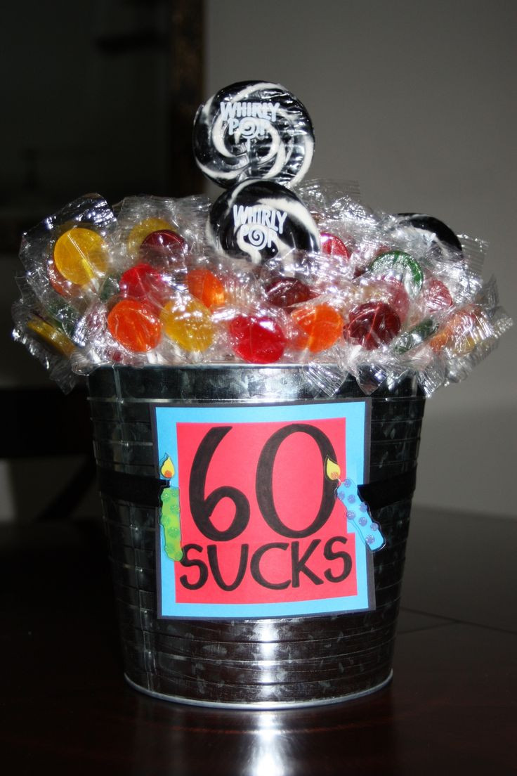60 Birthday Gift Ideas
 60th birthday decorations "60 sucks"