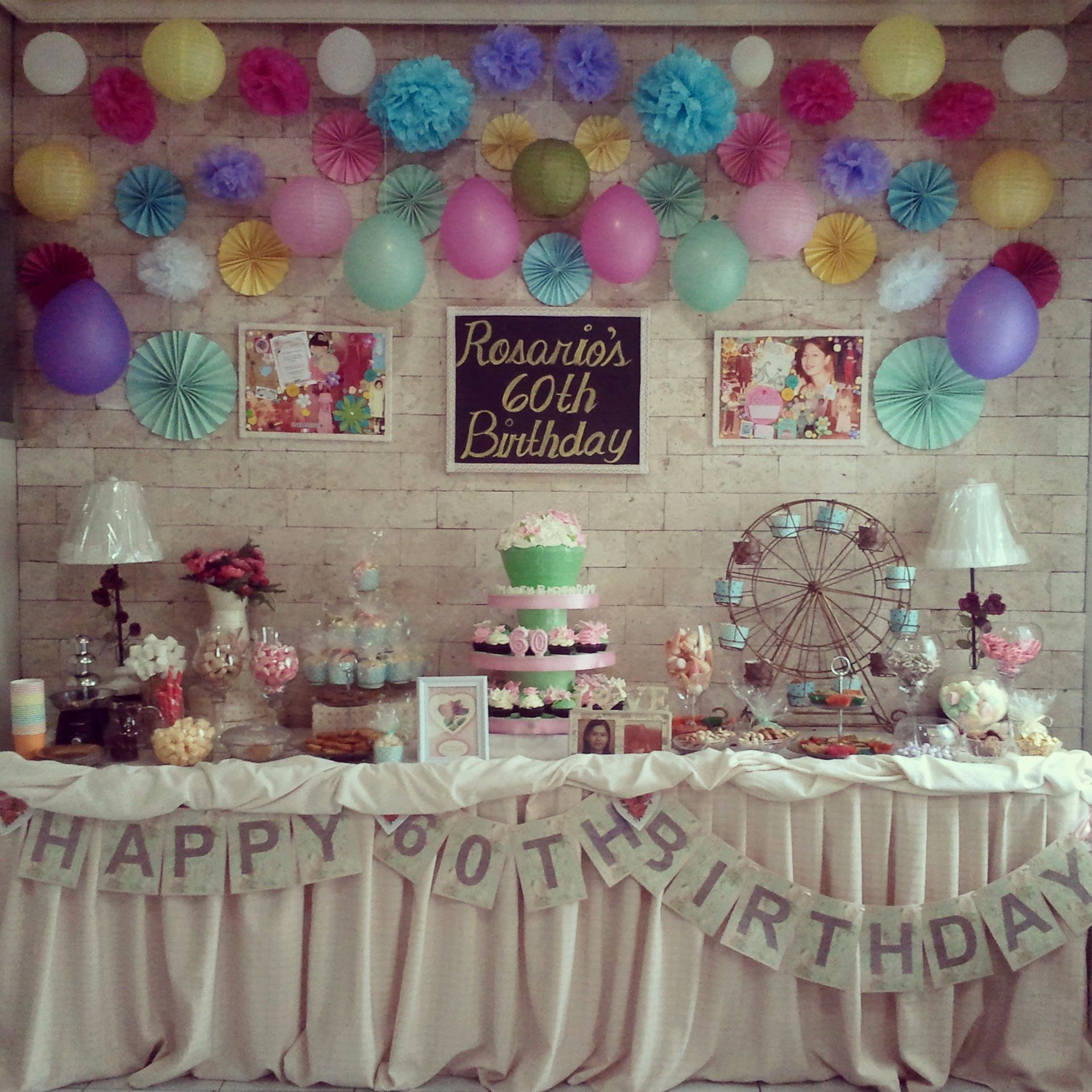 60th Birthday Decorations For Mom
 60th birthday party ideas for mom plus 60th birthday party