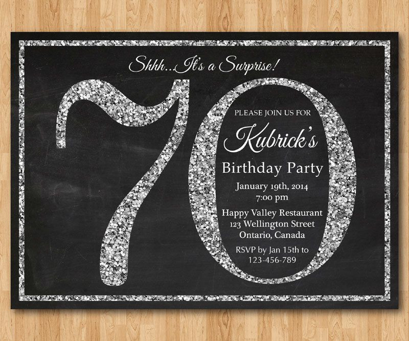 Best ideas about 70 Birthday Invitations
. Save or Pin 15 70th Birthday Invitations Design and Theme Ideas Now.