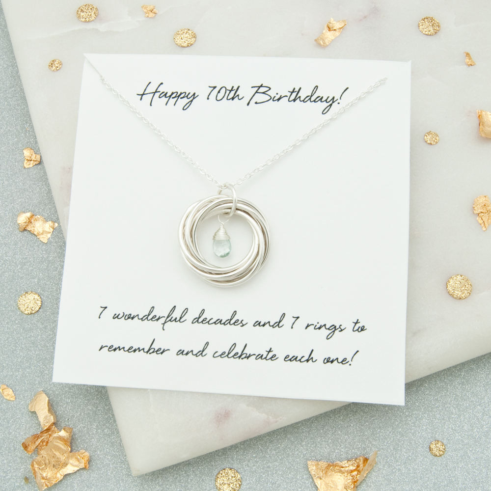 70Th Birthday Gift Ideas
 70th Birthday Gifts For Women 70th Birthday Birthstone