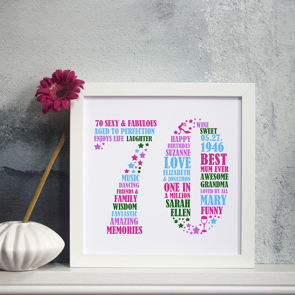 70th Birthday Gifts For Her
 70th Birthday t for her Milestone 70th Birthday ts