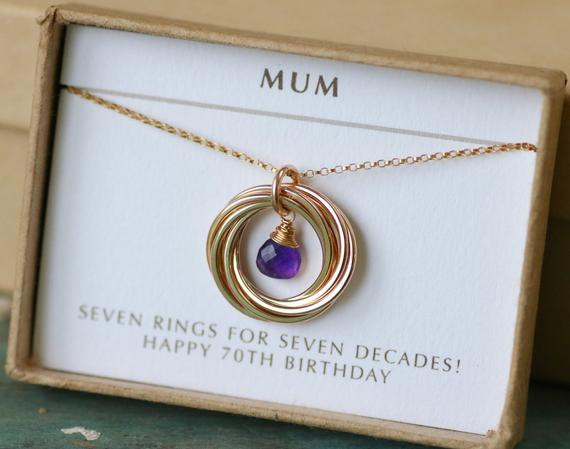70th Birthday Gifts For Her
 70th birthday t for mum February birthday t for her