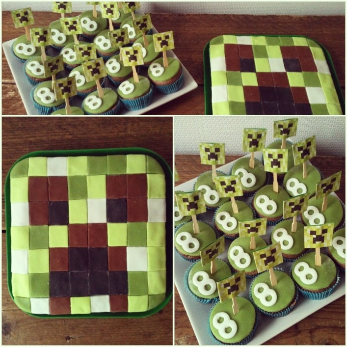 8 Year Old Boy Birthday Gift Ideas
 Minecraft birthday cake for a 8 year old boy cupcakes