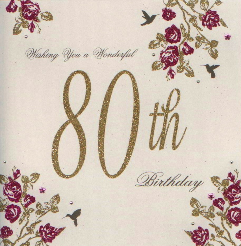 80th Birthday Card
 80th Birthday Quotes For Cards QuotesGram