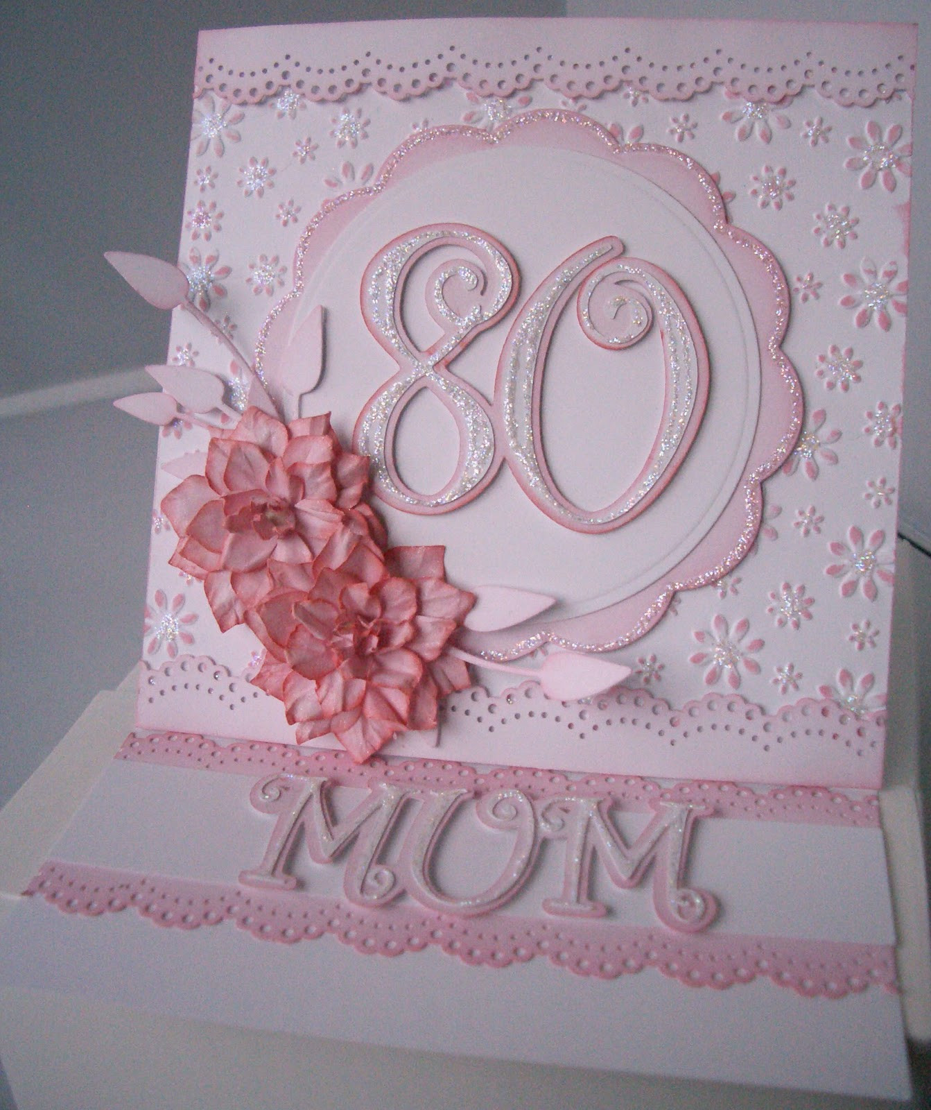 80th Birthday Card
 Julie s Inkspot 80th Birthday Card