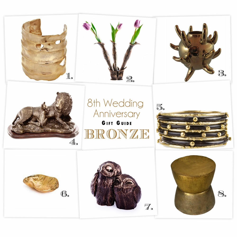 8Th Anniversary Gift Ideas
 Breaking the Mold The 8th Anniversary Gift Guide Bronze