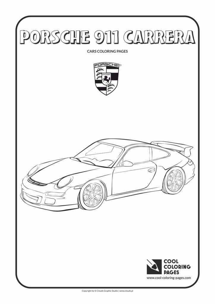 911 Coloring Book Pages
 Cool Coloring Pages Porsche 911 Carrera coloring page