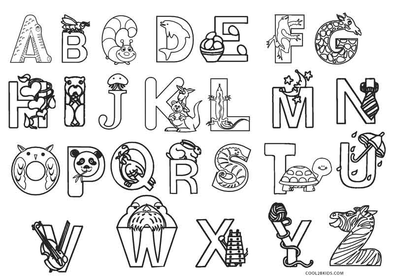 A B C Coloring Books
 Free Printable Abc Coloring Pages For Kids