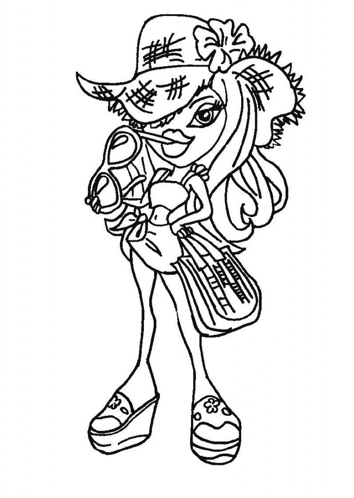 A Coloring Book
 Free Printable Bratz Coloring Pages For Kids