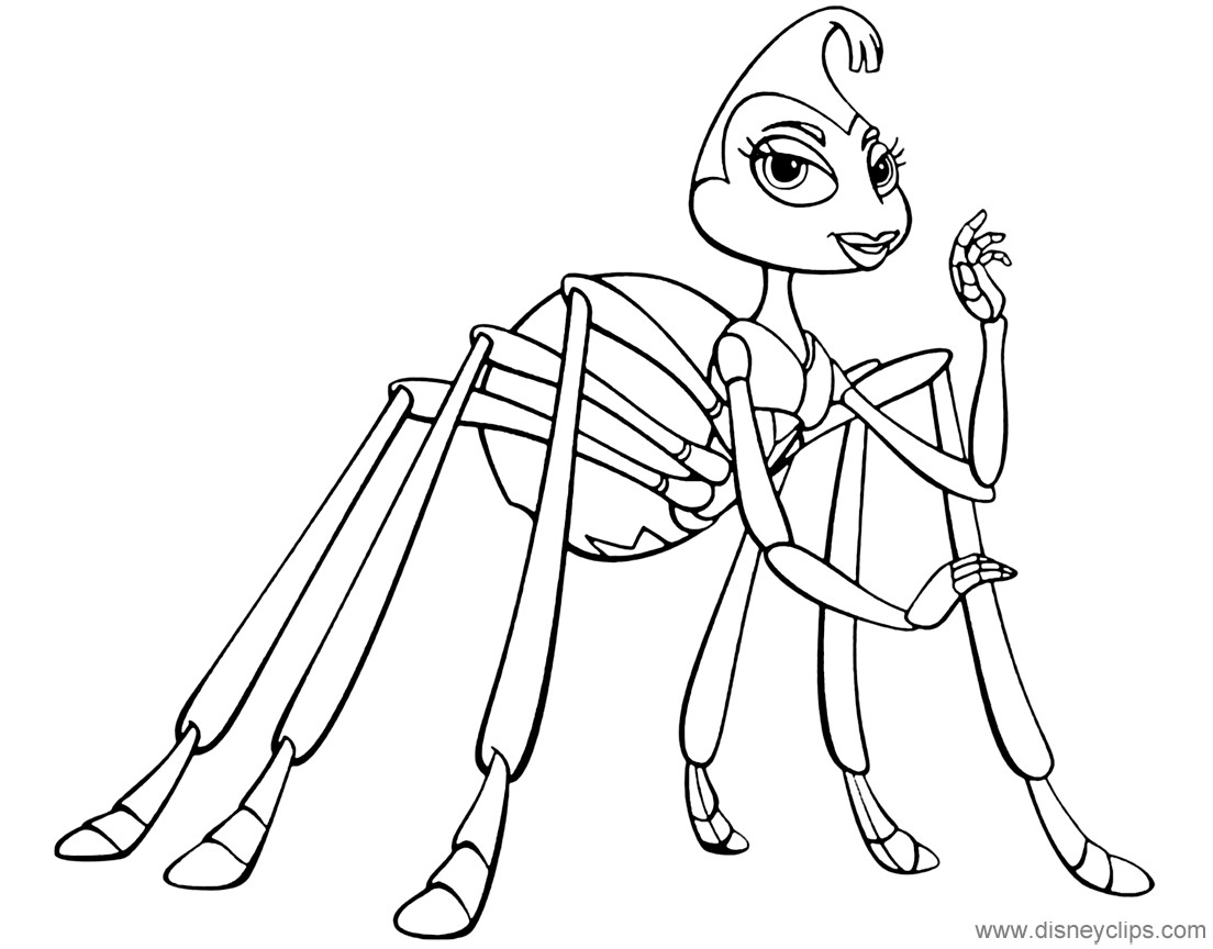 A Coloring Book
 A Bug s Life Coloring Pages 5