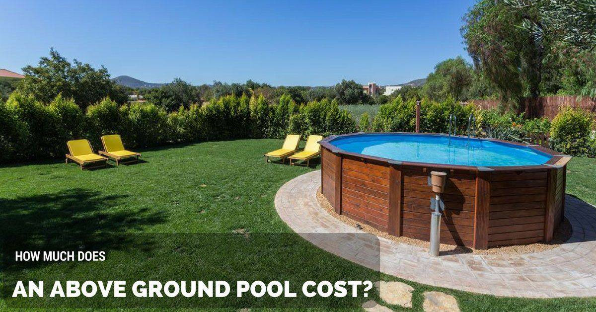 Best ideas about Above Ground Pool Cost
. Save or Pin How Much Does an Ground Pool Cost The Rex Garden Now.