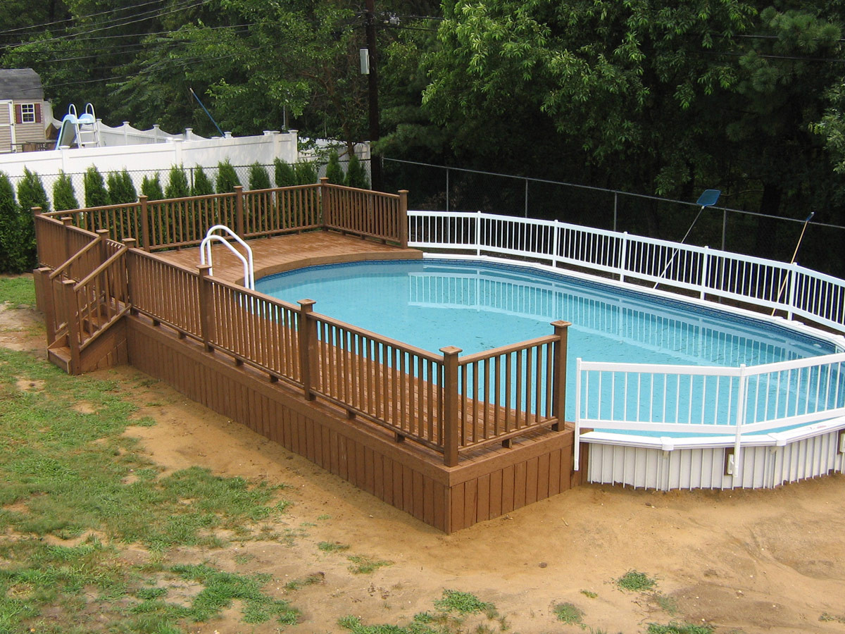 Best ideas about Above Ground Pool Deck
. Save or Pin Simple Ground Pool Deck Ideas Now.