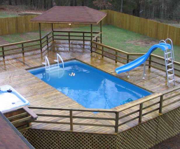 Best ideas about Above Ground Pool Deck
. Save or Pin How to Build a Deck Next to an Ground Pool Now.