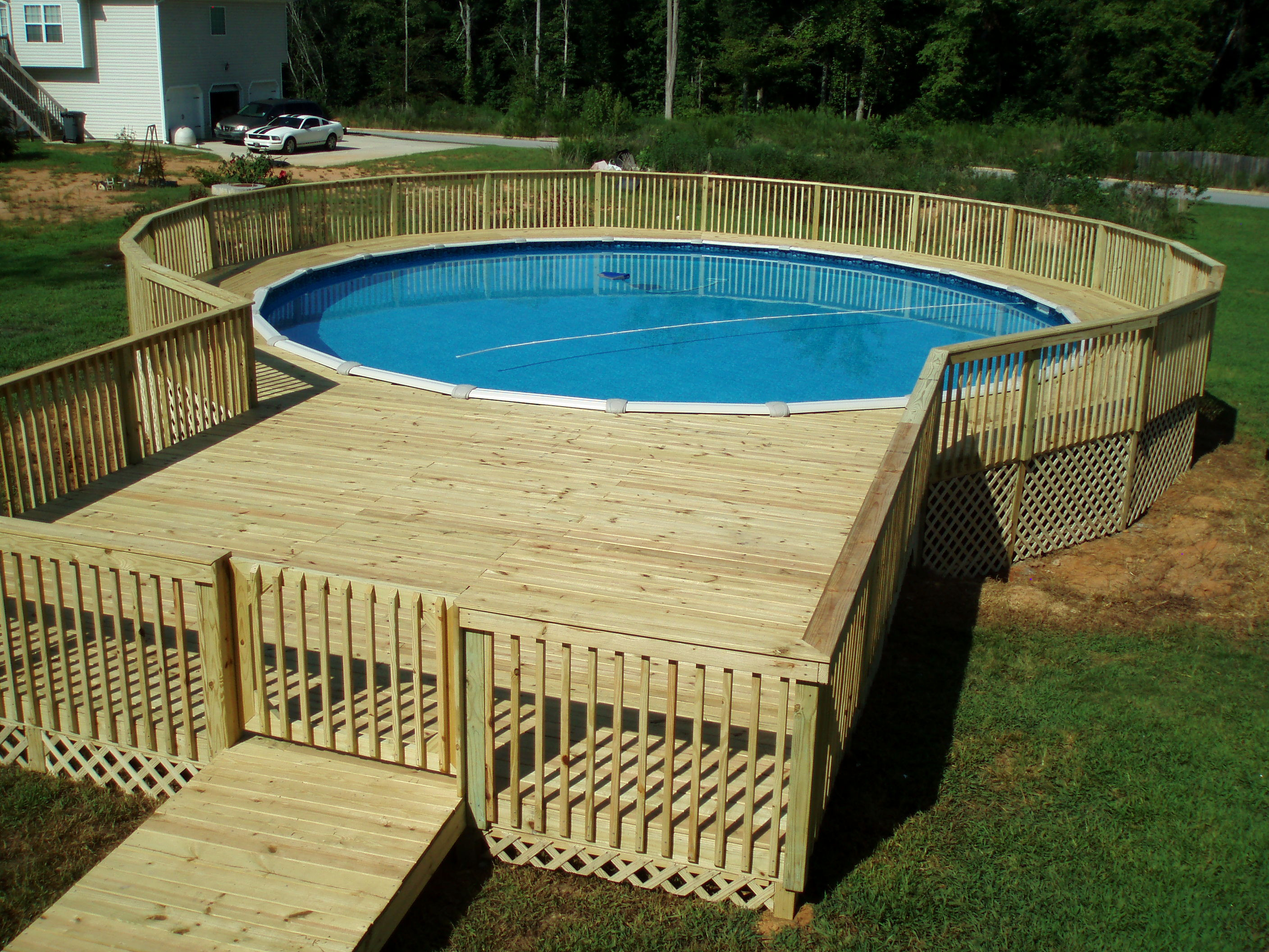 Best ideas about Above Ground Pool Deck
. Save or Pin Simple Ground Pool Deck Ideas Now.