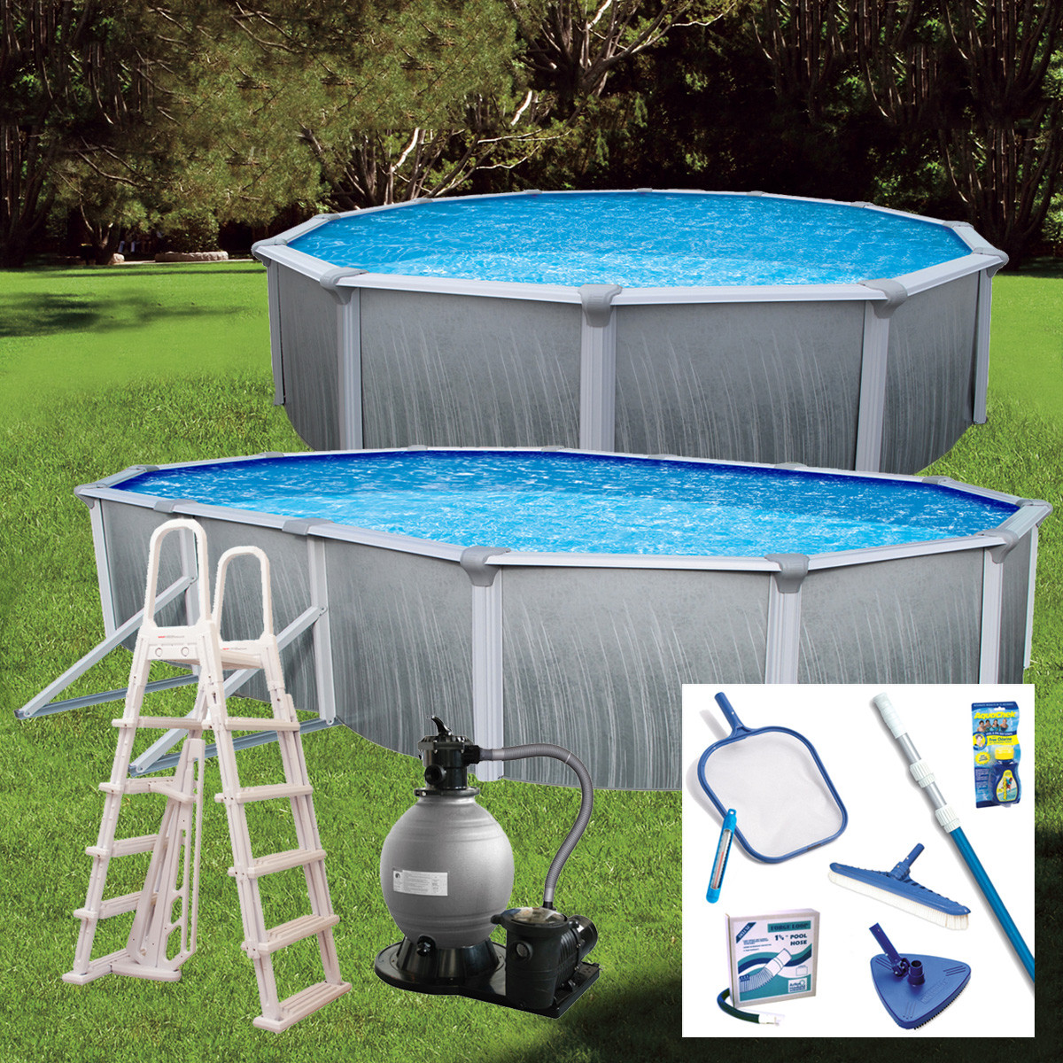 Best ideas about Above Ground Pool Packages
. Save or Pin Blue Wave Martinique 52" Steel Wall Ground Pool Package Now.