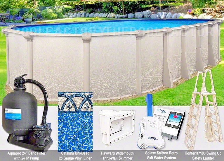 Best ideas about Above Ground Pool Packages
. Save or Pin 18x33 Oval 52" High Saltwater 5000 Ground Salt Now.