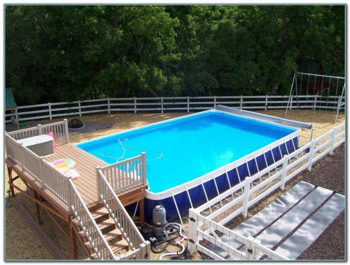 Best ideas about Above Ground Pool With Deck Packages
. Save or Pin Ground Swimming Pool Deck Kits Decks Home Now.