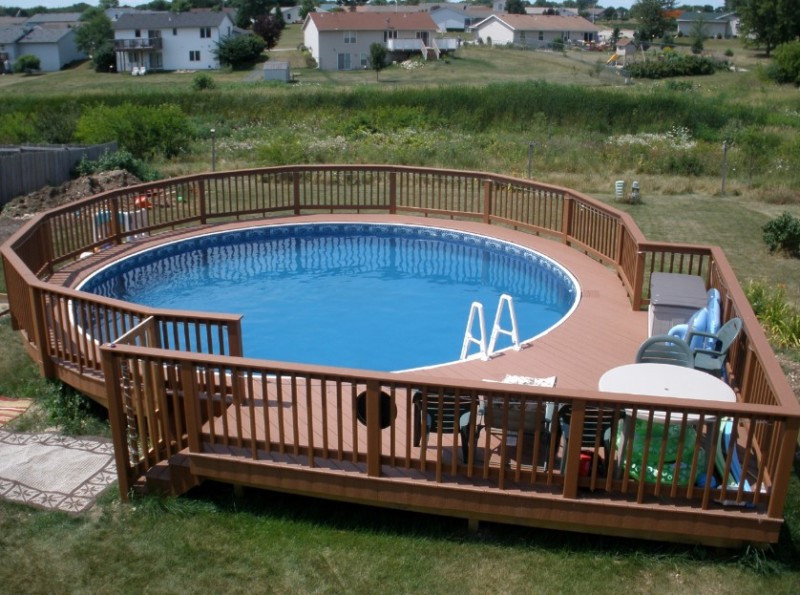 Best ideas about Above Ground Pools With Deck
. Save or Pin 40 Uniquely Awesome Ground Pools with Decks Now.