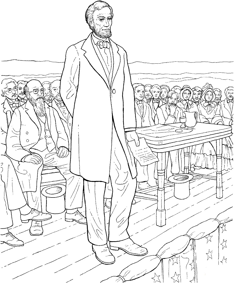 Abraham Lincoln Coloring Pages
 Free Printable President’s Day Coloring Pages