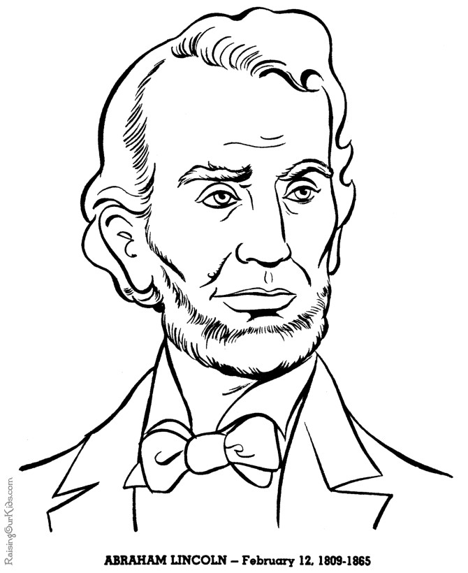 Abraham Lincoln Coloring Pages
 Elvis Presley Coloring Pages AZ Coloring Pages