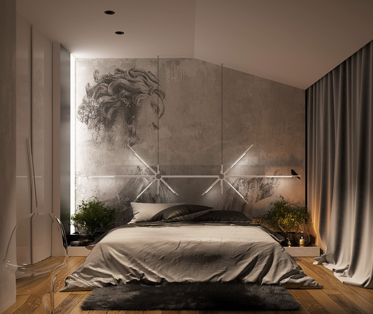 Best ideas about Accent Wall Decor
. Save or Pin 44 Awesome Accent Wall Ideas For Your Bedroom Now.