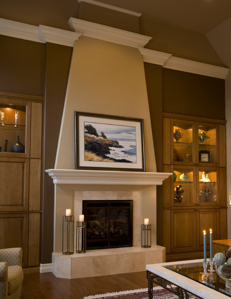 Best ideas about Accent Wall Ideas With Fireplace
. Save or Pin fireplace mantel designs Family Room Traditional with Now.